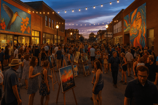 Tulsa’s First Friday Art Crawl